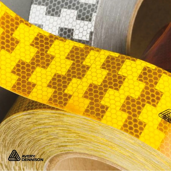 avery conspicuity tape yellow