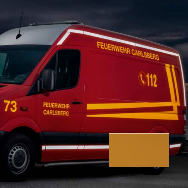 v4000 reflective yellow beaded film