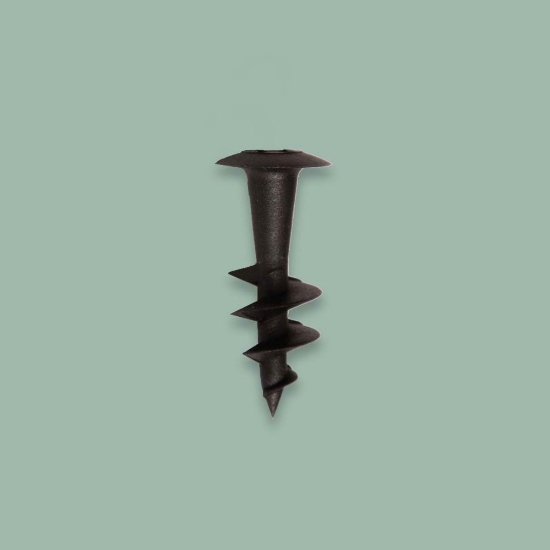 Plastic screw black 30mm (pack 500pcs)