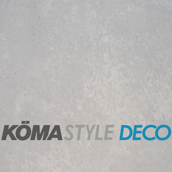 Komastyle Deco Light Grey Concrete 8mm 2500 x 1250mm