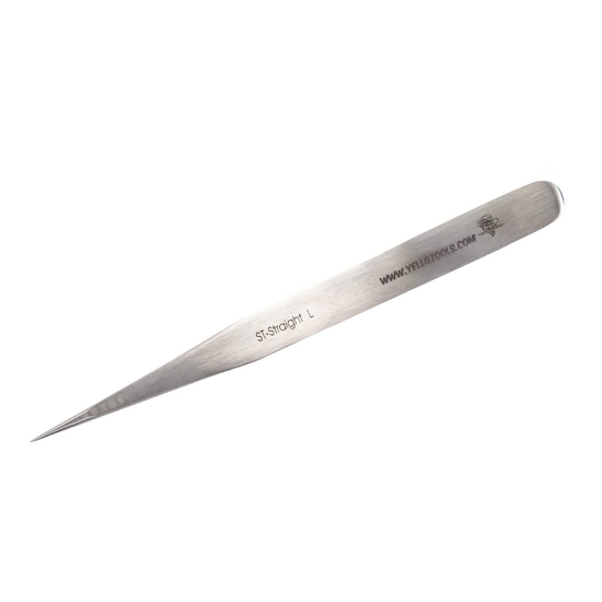 Straight tweezers for quick and precise weeding