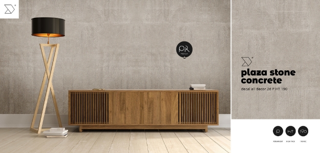 Picture of Decal Alldecor 2D P HT 190 Plaza Stone Concrete 1.22x1m