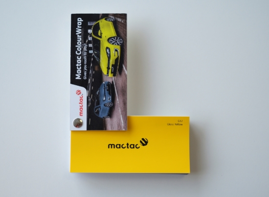 Picture of Mactac CWS Gloss Yellow G12 Perm - BF 1.52 x 1m