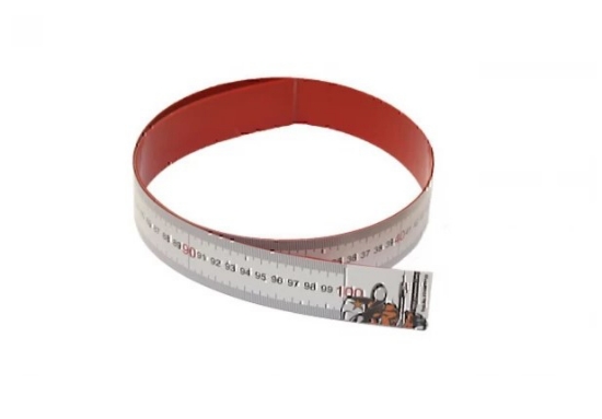 Picture of MagTape Ruler 100 cm,  for use on non magnetic surfaces (glass,plastic).