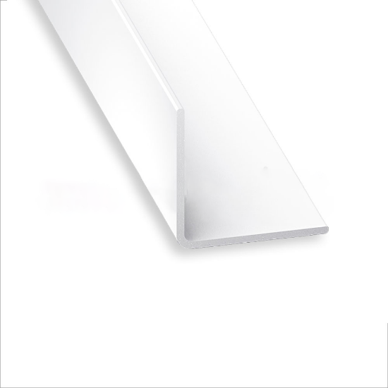 90deg pvc angle strip white 50mm x 3050mm