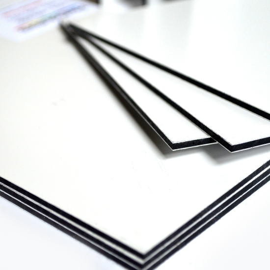 Picture of bsmart ACP 3mm Gloss White / Matt White Fabrication Panel 1500 x 3050mm (0.3)