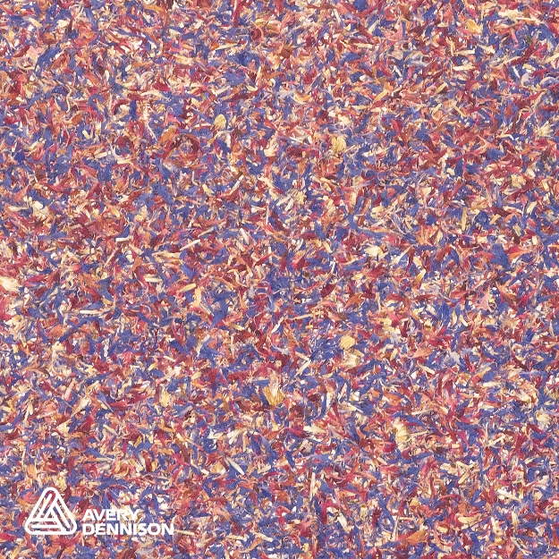 Cornflower Effect Wallpaper from Avery Organoid Natural Surfaces - Wall covered in Cornflower Petals