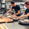 Hygienic wall cladding in the commercial kitchen environment. 