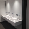 Hygienic wall cladding in a bathroom Hyg-ie-Clad