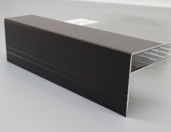 Picture of Aluminium F Profile Brown 10mm x 3mtr