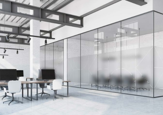 Picture of Ri-Mark Etched Glass PTA Silver Airflow 1220 x 1m