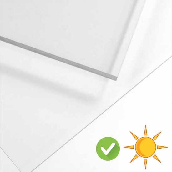 Picture of bsmart Polycarbonate Clear UV 2S 3mm 2500x1250mm       