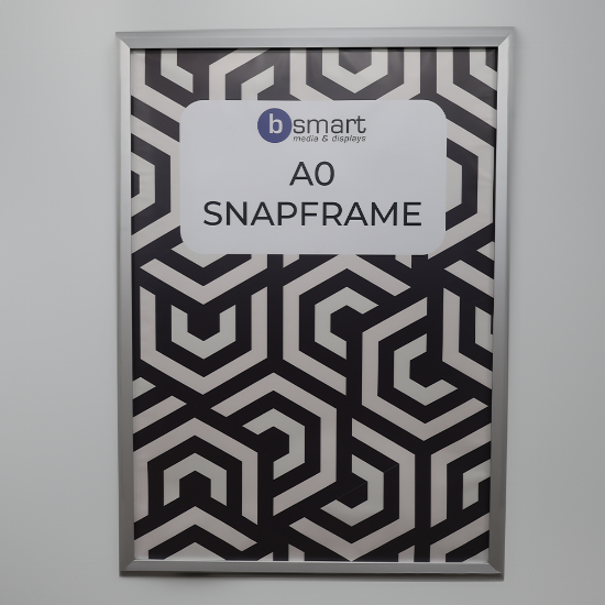 Picture of bsmart A0 Snap Frame Black Int/Ext 25mm 