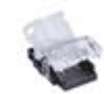 Picture of Connector IP20 Power,Hippo-M 5050 10mm, 2 pin, Strip to Wire.