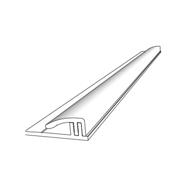 Picture of Two part pvc edge strip dark grey 3050mm