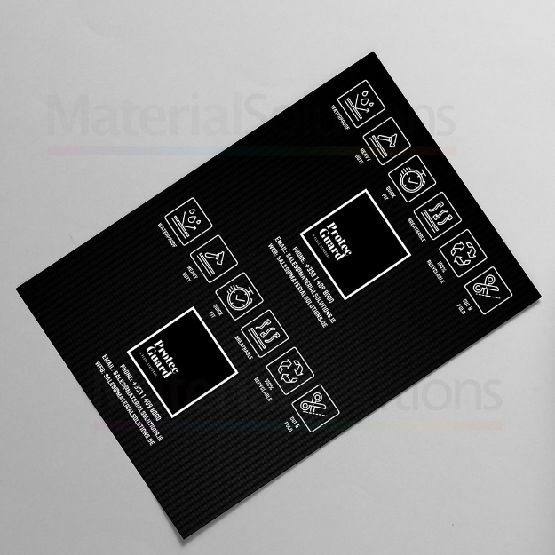 Picture of Black Corriboard Sheet   1.6mm 1220 x 2440mm