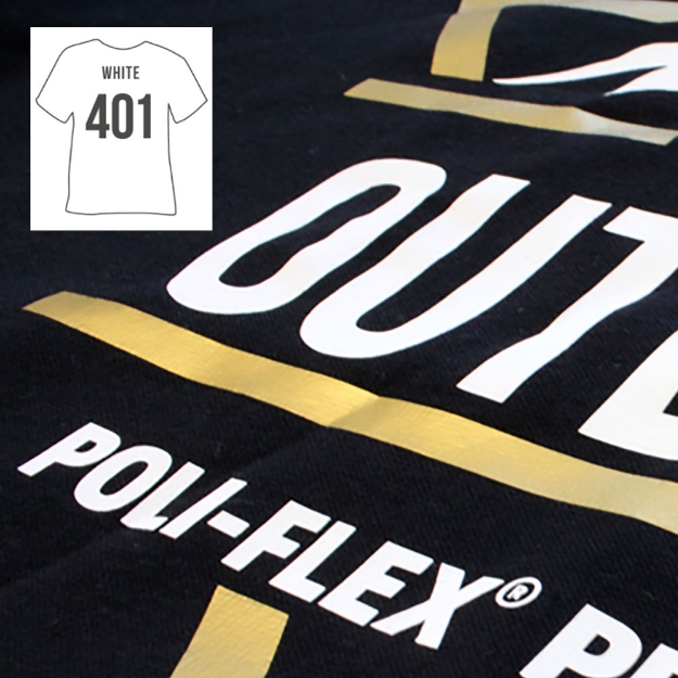 Picture of POLI-FLEX 401 Heat Transfer Film White .500 x 25m