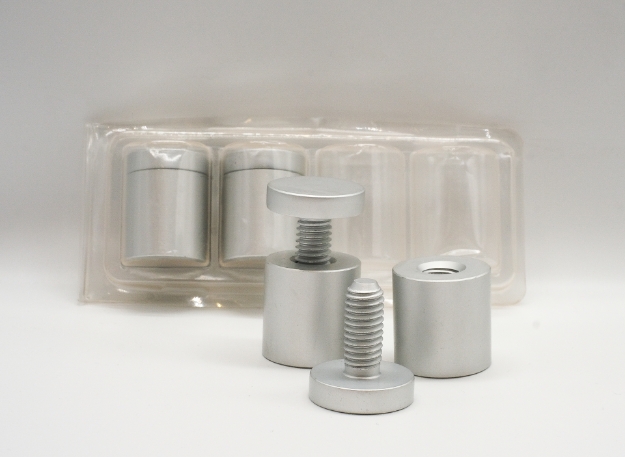 Picture of Aluminium Stand Off 25mm Dia 25mm long (Pack of 4)