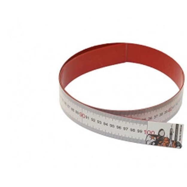 Picture of MagTape Ruler 50cm, for use on non magnetic surfaces (glass,plastic).